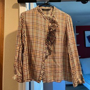 Long Sleeve Button-Down Shirt - Zara